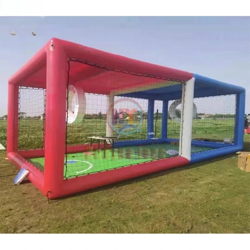 Inflatable drone football field aircraft training frame outdoor football field fence competition pneumatic model custo