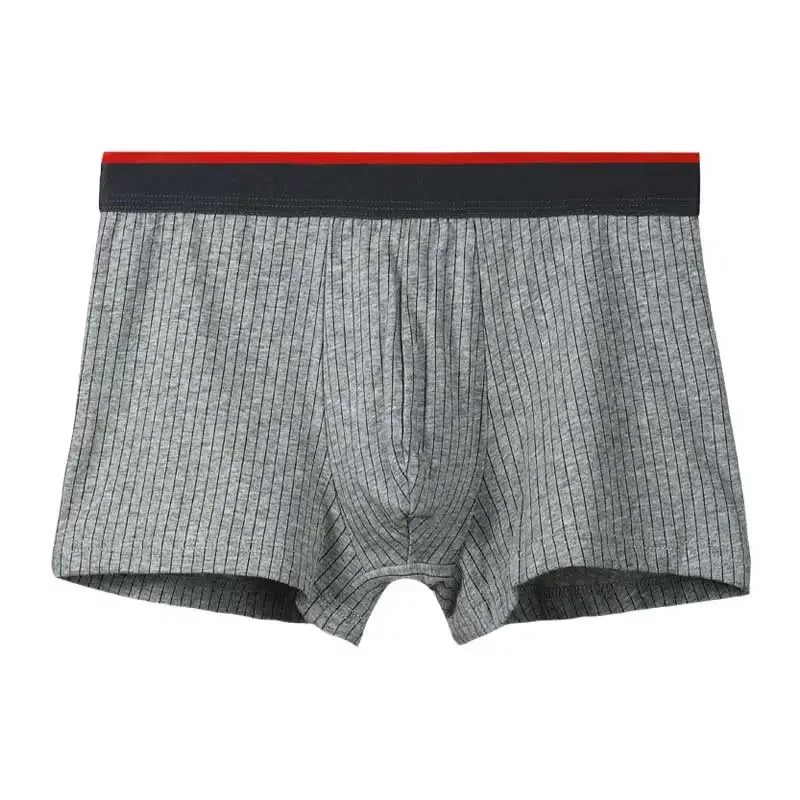 Men's panties cotton boxers teen large size short shorts boys boxer shorts head summer thin underpants