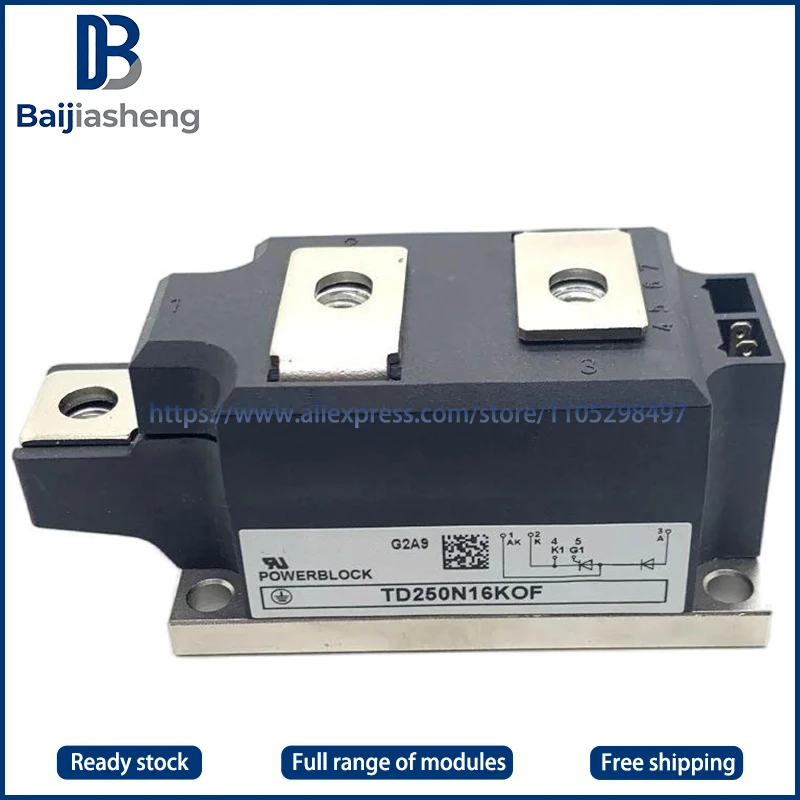 

TD250N16KOF, TD285N16KOF, TD330N16KOF — новые и оригинальные модули
