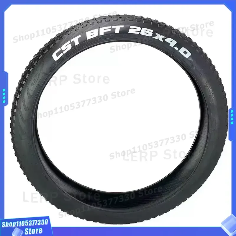 26x4.0 Foldable Fat Tire for Electric Bike Lightweight 60TPI Rubber with Inner Tube Wide Mountain Bicycle Tyre Replacement