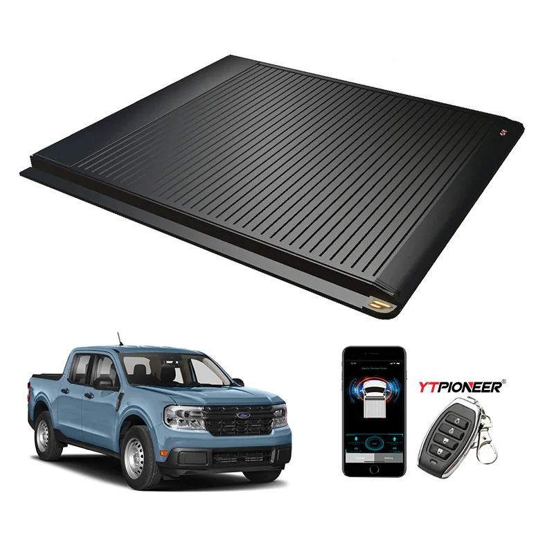 

YTPIONEER Electric Roll-Up Tonneau Cover for Ford Maverick Hot Selling Retractable Pickup Truck Bed Cover Waterproof ODM/OEM