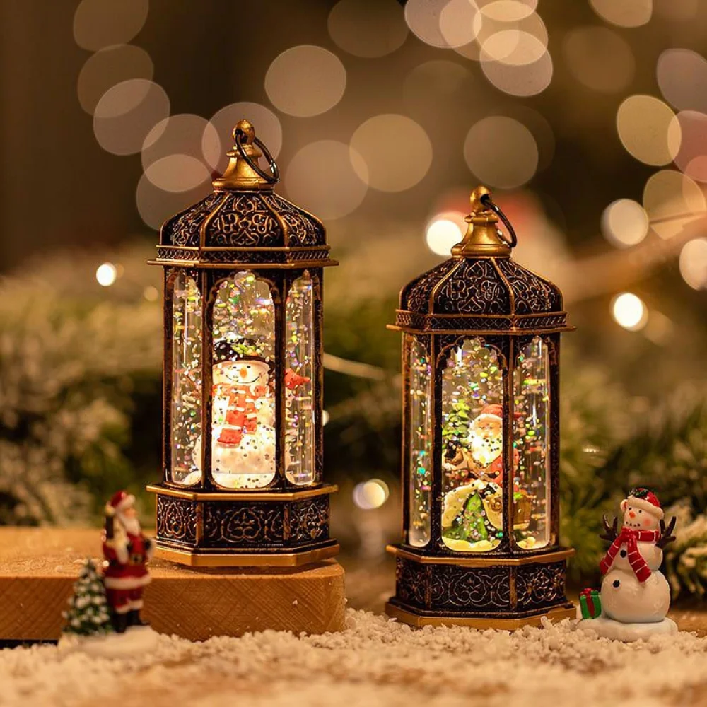 축제 분위기의 크리스마스 전화 부스 장식, 물결 모양  - Lighting Home Decor Ideas 리뷰 및 가격