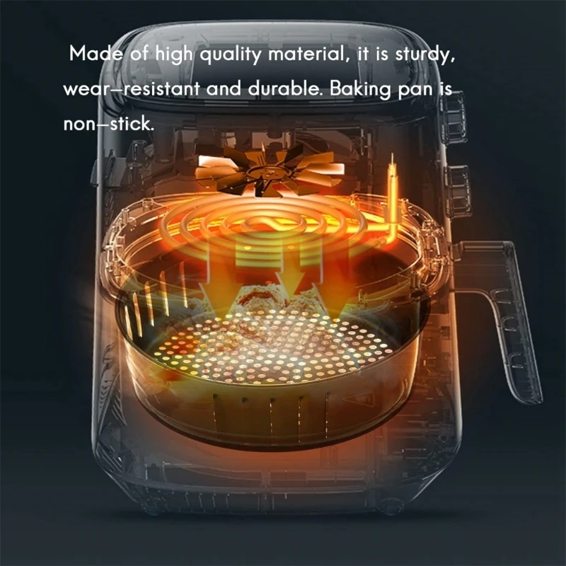 Baking Liners Metal Material Removable Inner Basket Suitable for Air Fryers Dropshipping