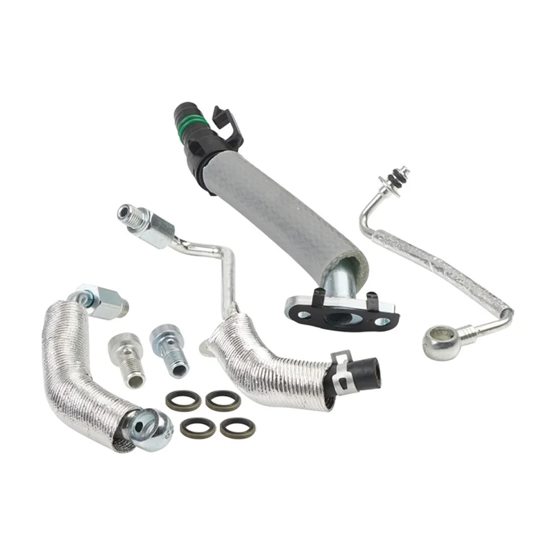 

OB-Turbo Oil Return Drain & Oil Feed Pipe Kit For Buick Encore Chevy Cruze 1.4L L4, 55592600 25198546 25200947 55587854