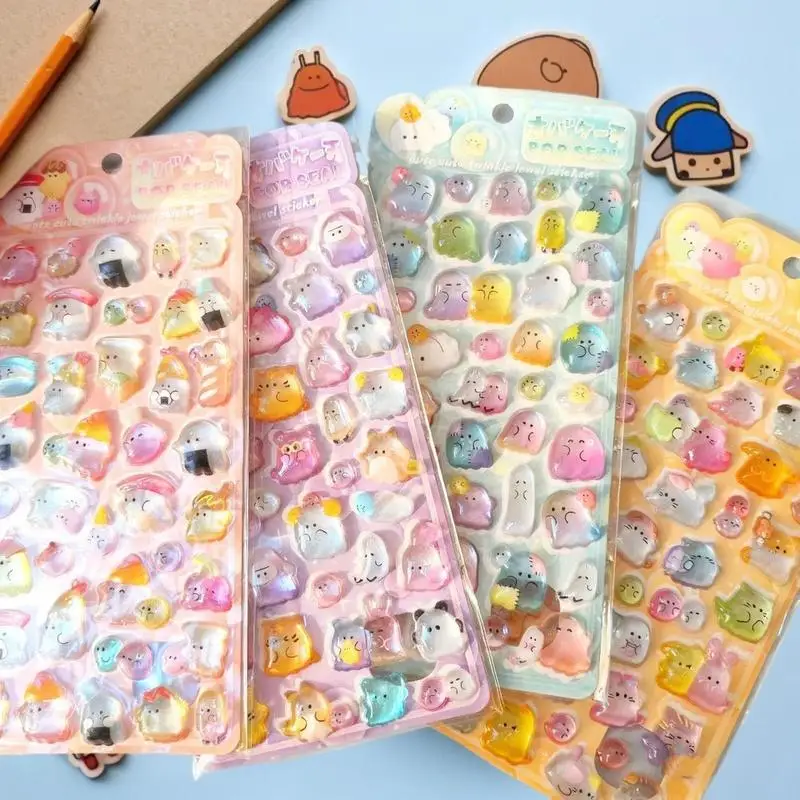 Beautifully Designed 3D Animal Stickers, Great for Handcrafts, Diaries, device Decor & Gifts, by Anime Worlds Store