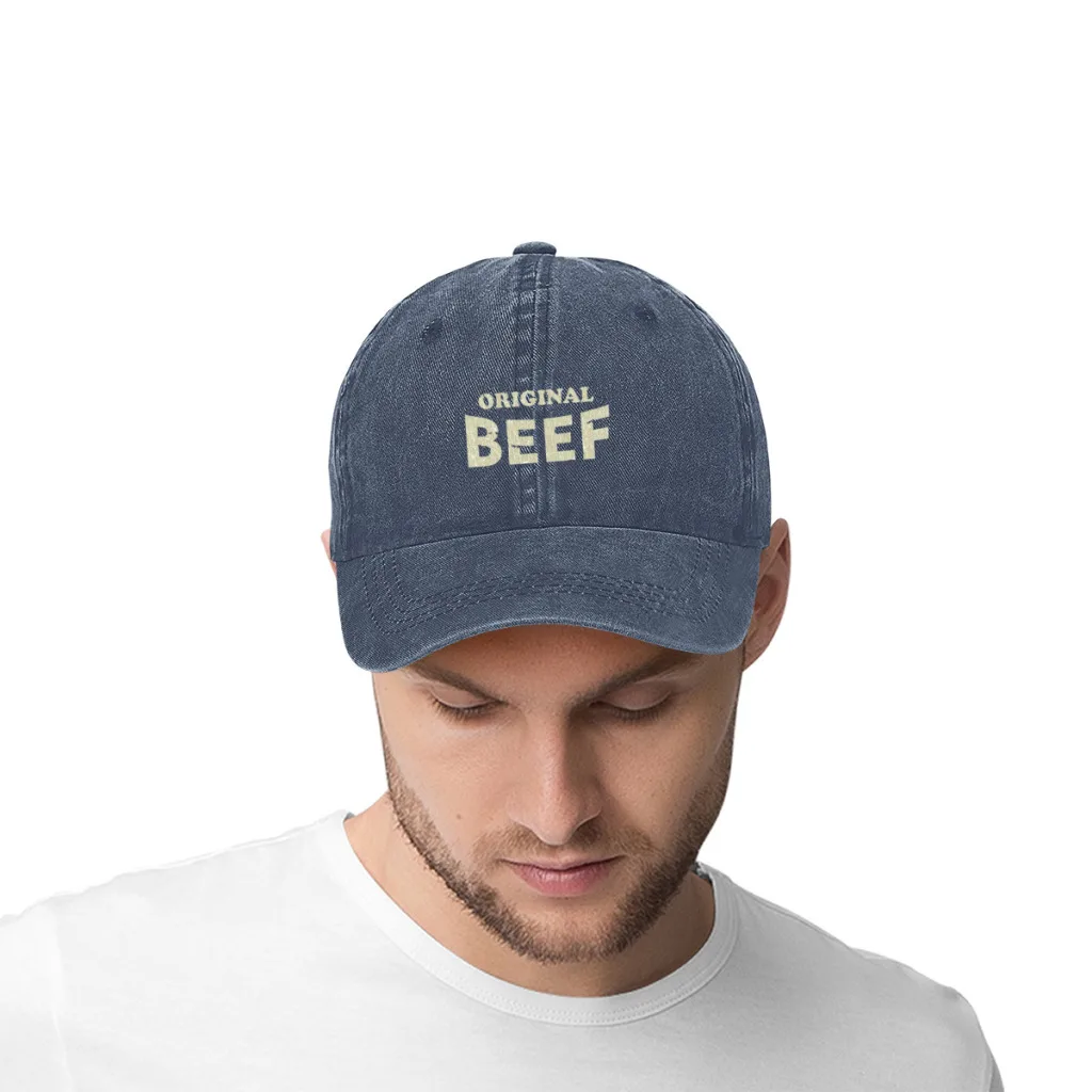 The Original Beef of Chicagoland Unisex-Baseballmütze, Outdoor-Sonnenschutz, verstellbare Snapback-Kappen, Hip-Hop-Trucker-Hüte