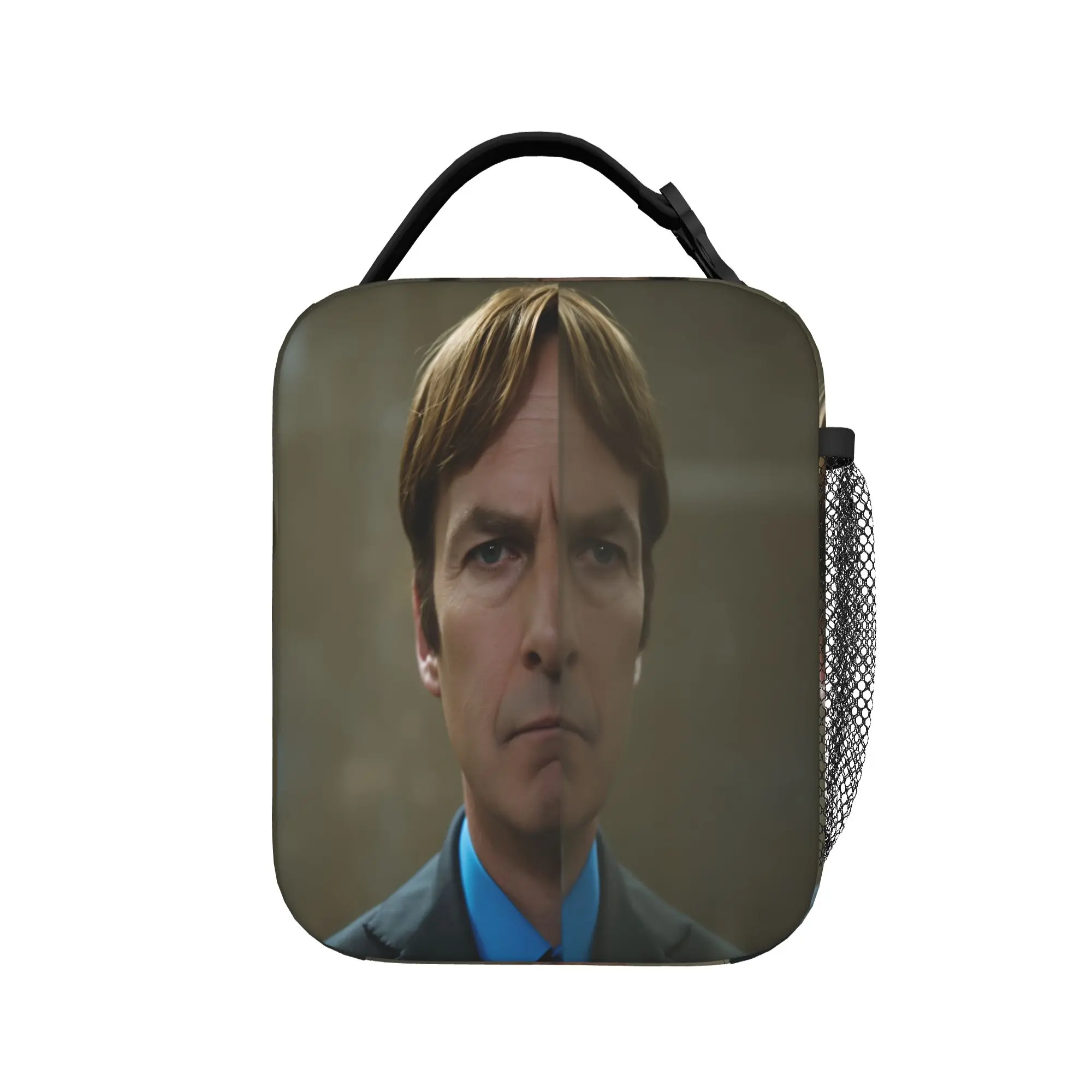 Saul Goodman Actor  Lunch Bag Breaking Bad Casual Lunch Box Picnic Portable Zipper Thermal Lunch Bags For Men Cooler Bag