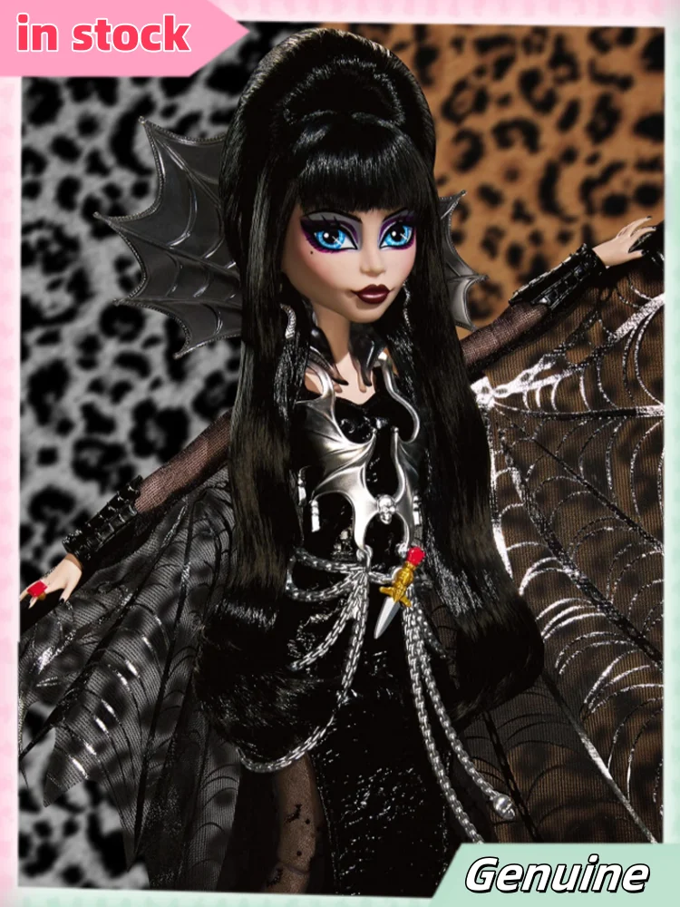 

【In Stock 】Barbie Elf High Monster High Collection Elvira Adult Collection Joint 2025 New Product