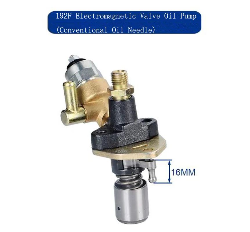 1pc  192F 192FA Air Cooled Diesel Engine Electric Oil Pump Fuel Injection Pump Assembly With Solenoid Valve