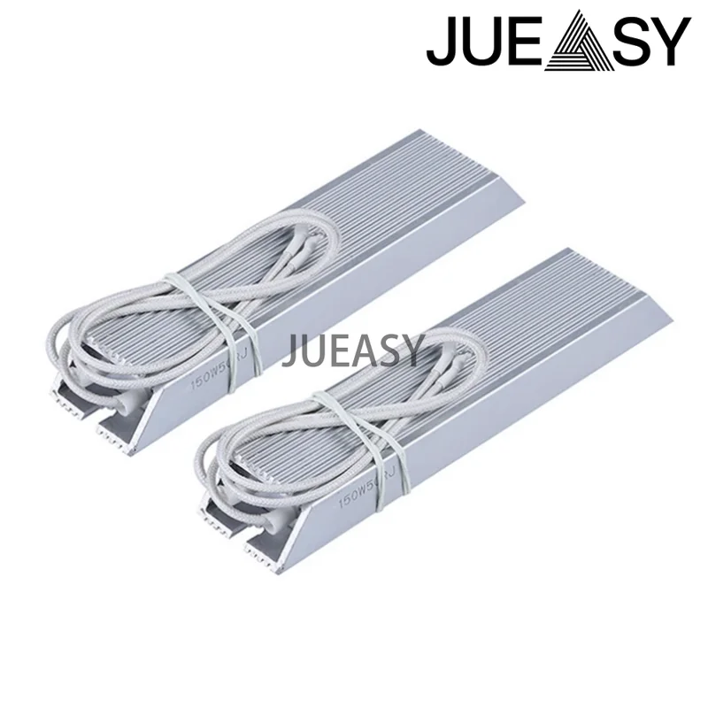 1PCS RXLG 고전력 서보 주파수 변환기 재생 제동 알루미늄 쉘 저항기 50W 100W 150W 200W 300W 500W 5-500R