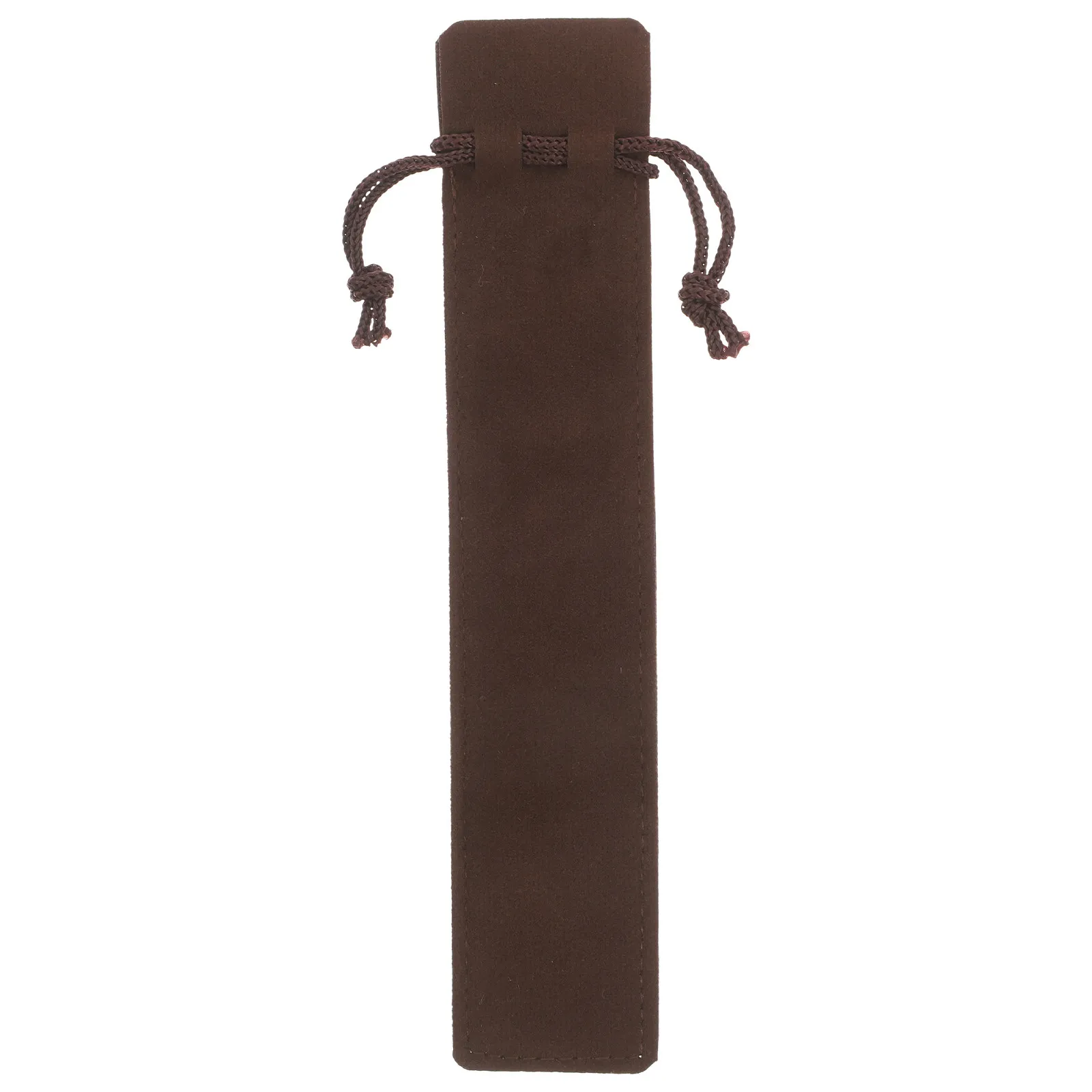 Compact Drawstring Pen Pouch Soft Fabric Sleeve Single Pen Holder for Fountain Ballpoint Pencil Safe Scratch-Resistant Portable