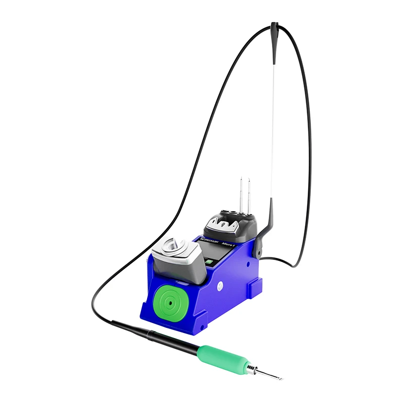 Stazione di saldatura MECCANICA Compatibile con punta per saldatore originale 210/245/115 Maniglia di controllo della temperatura Stazione di rilavorazione di saldatura
