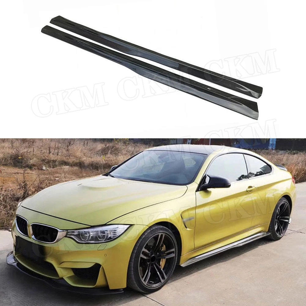

Carbon Side Skirts Apron for BMW 3 Series F80 M3 4 Series F82 F83 M4 2012-2018 FRP Sedan 4 Door Bumper Cover Car Styling Tuning