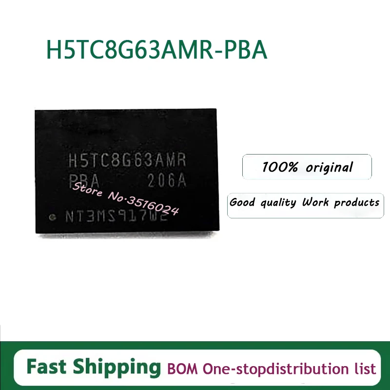 

1~5PCS/lot H5TC8G63AMR-PBA 96FBGA DDR3 8Gb H5TC8G63CMR-PBA FBGA-96 100% NEW