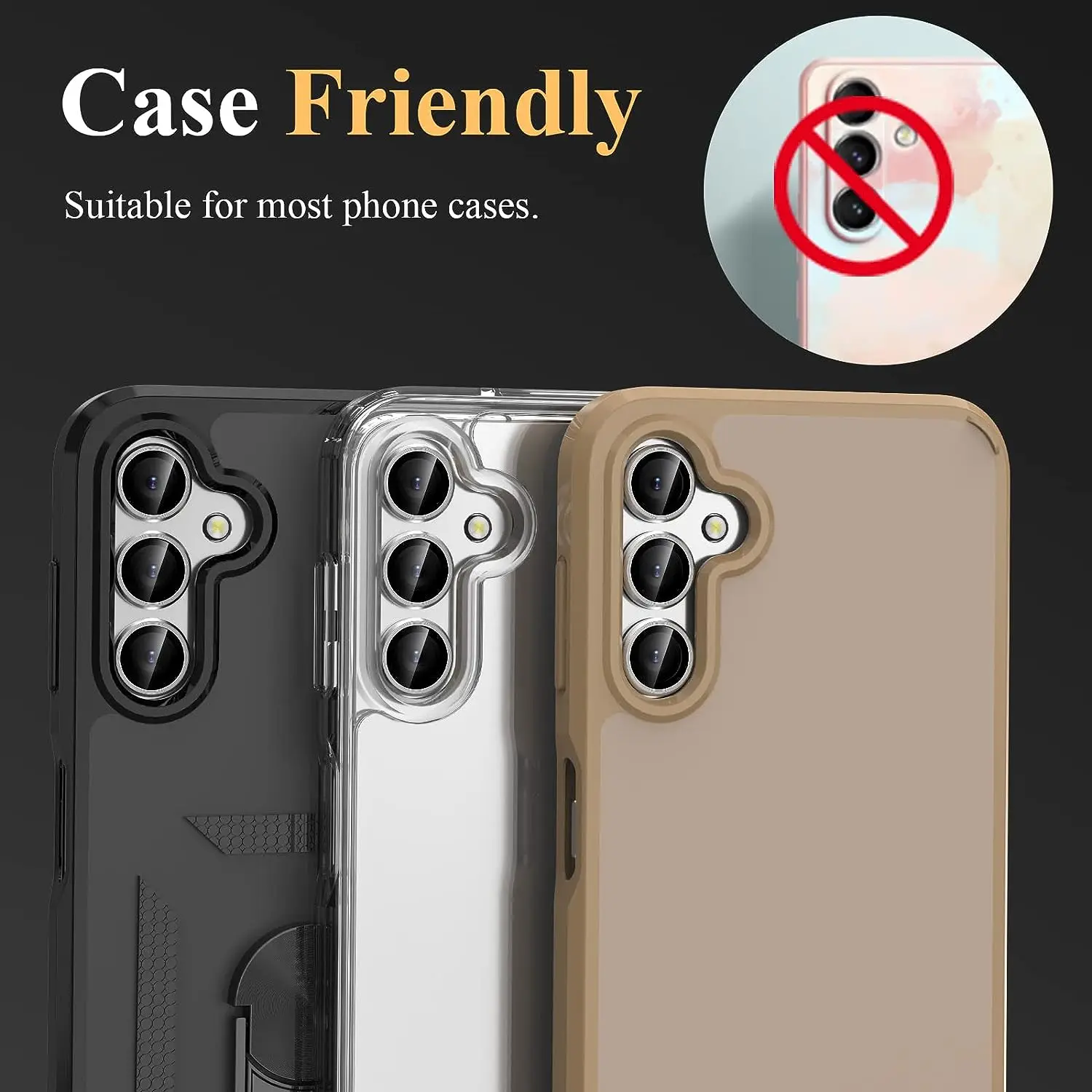 Tempered Glass Camera Lens Protector Cover For Samsung Galaxy A54 5G A14 A34 A24 S23 Plus S22 Ultra Z Fold 5 4 Phone Accessories