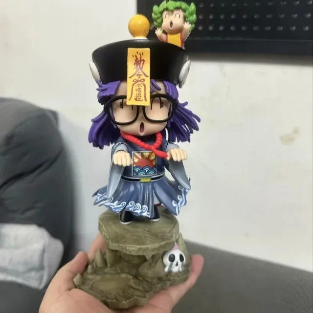 23cm Dr. Slump Anime Figure Arale Cos Statue Of Liberty Figures Cute Pvc Statue Model Doll Collection Desk Decoration Toy Gifts