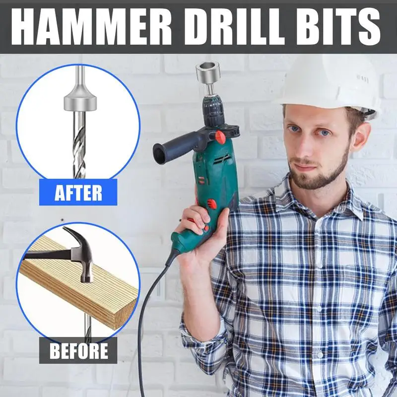 Sds Ground Rod Driver Bit Steel Efficient Ground Rod Drill Bits Piling Drilling Tools Universal Durable Ground Rod Drill Bits