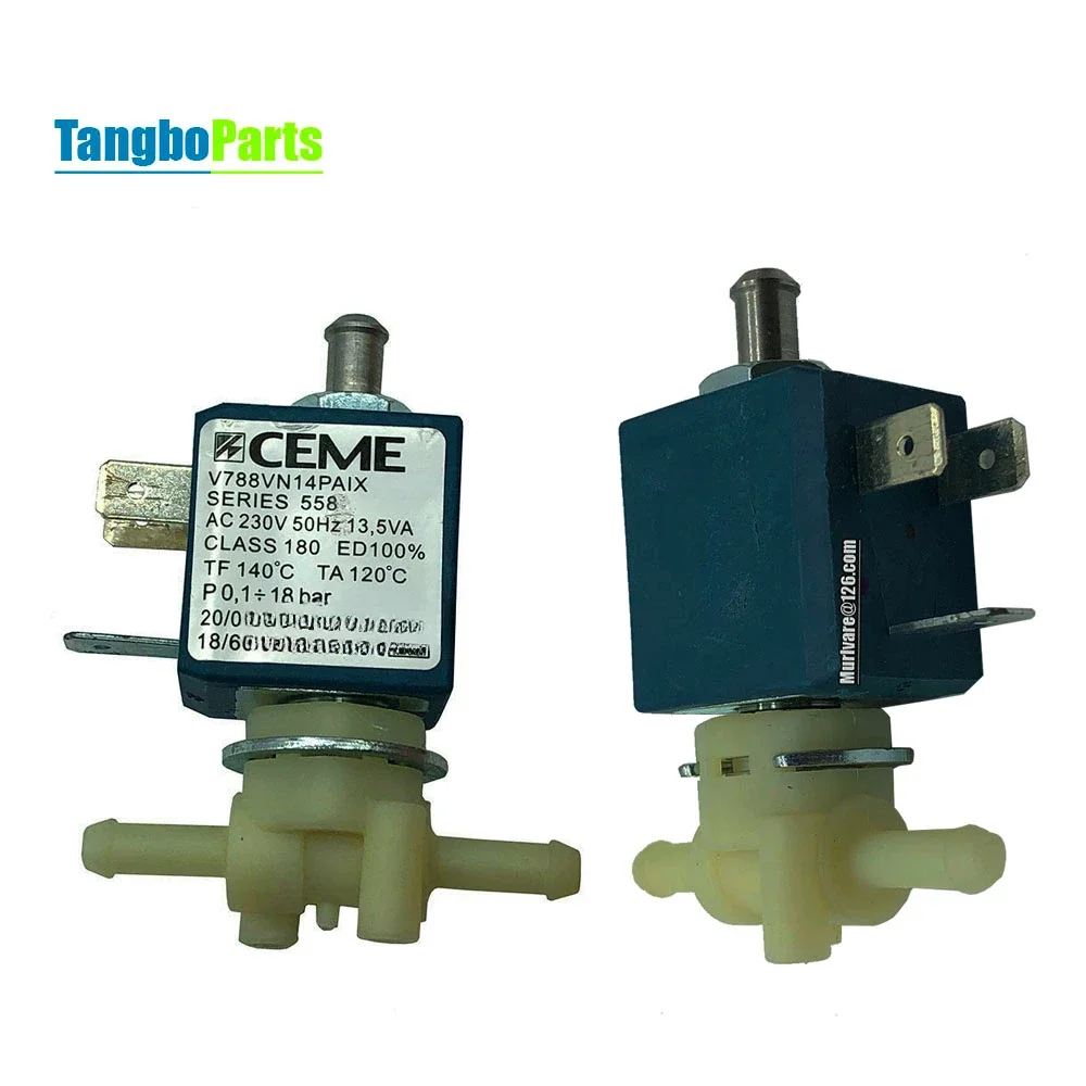 Normally Open AC 230V Water Valve CEME V788 Solenoid Valve For Coffee MachinePack 2 pieces