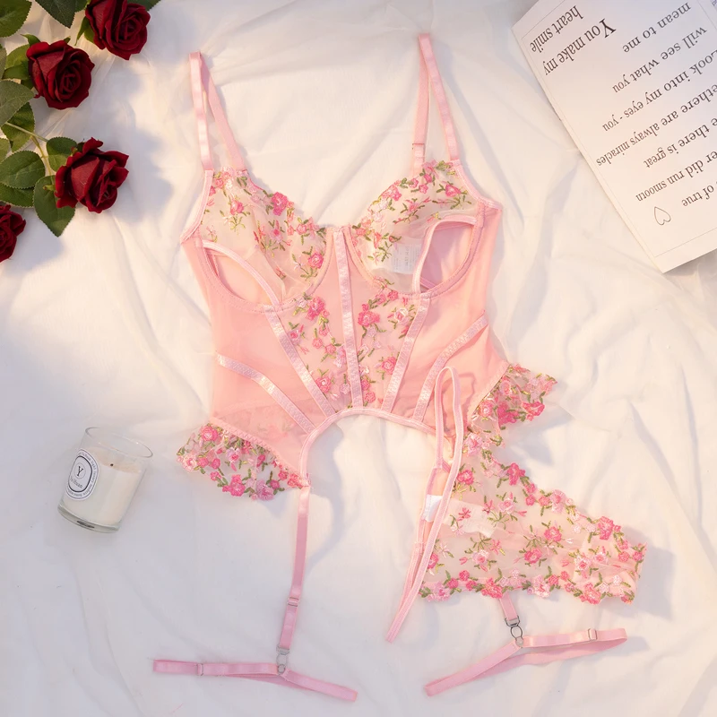 Women\'s Sexy Underwear for Women Set Lingerie Large Bras Lingeries Femme Bra Ladies Transparent Underwear for Lady on Offer Sets