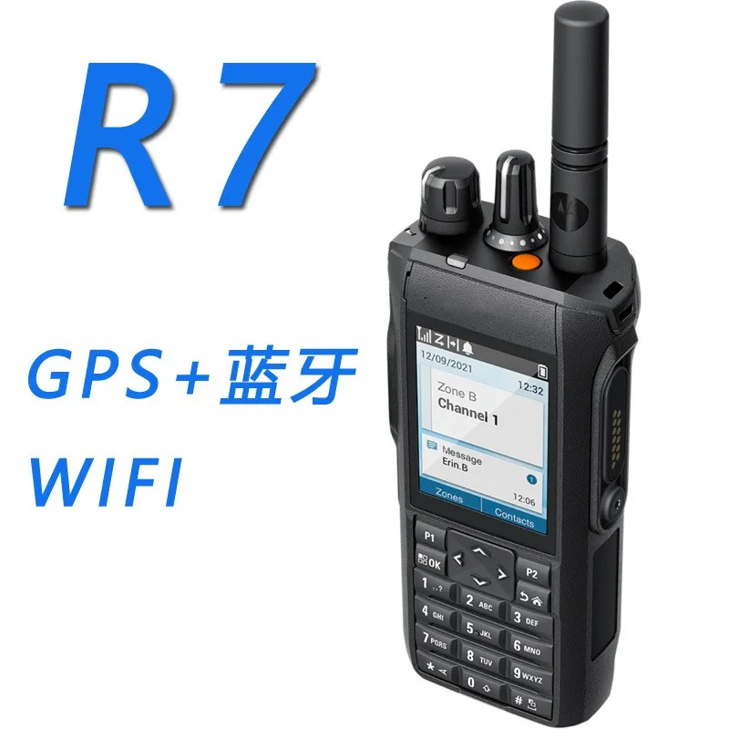 Radio Dua Arah R7a R7 Anti Ledakan Portabel Tahan Air UHF VHF Dual Band Handheld Walkie Talkie Dengan Wifi