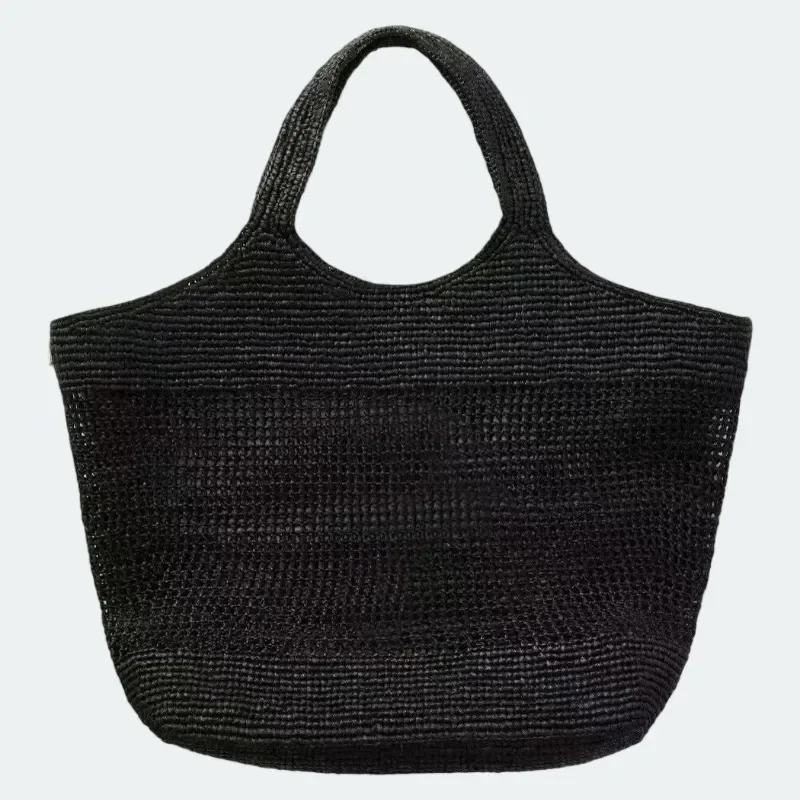 Bolso Tote Maxi Icera, Bolso de Diseñador para Mujer, Bolso de Lujo, Bolso de Rafia Bordado a Mano, Bolso de Playa de Alta Calidad, Bolsos Grandes, Bolsos de Compras, Bolsos de Hombro, Bolso de Mano te410