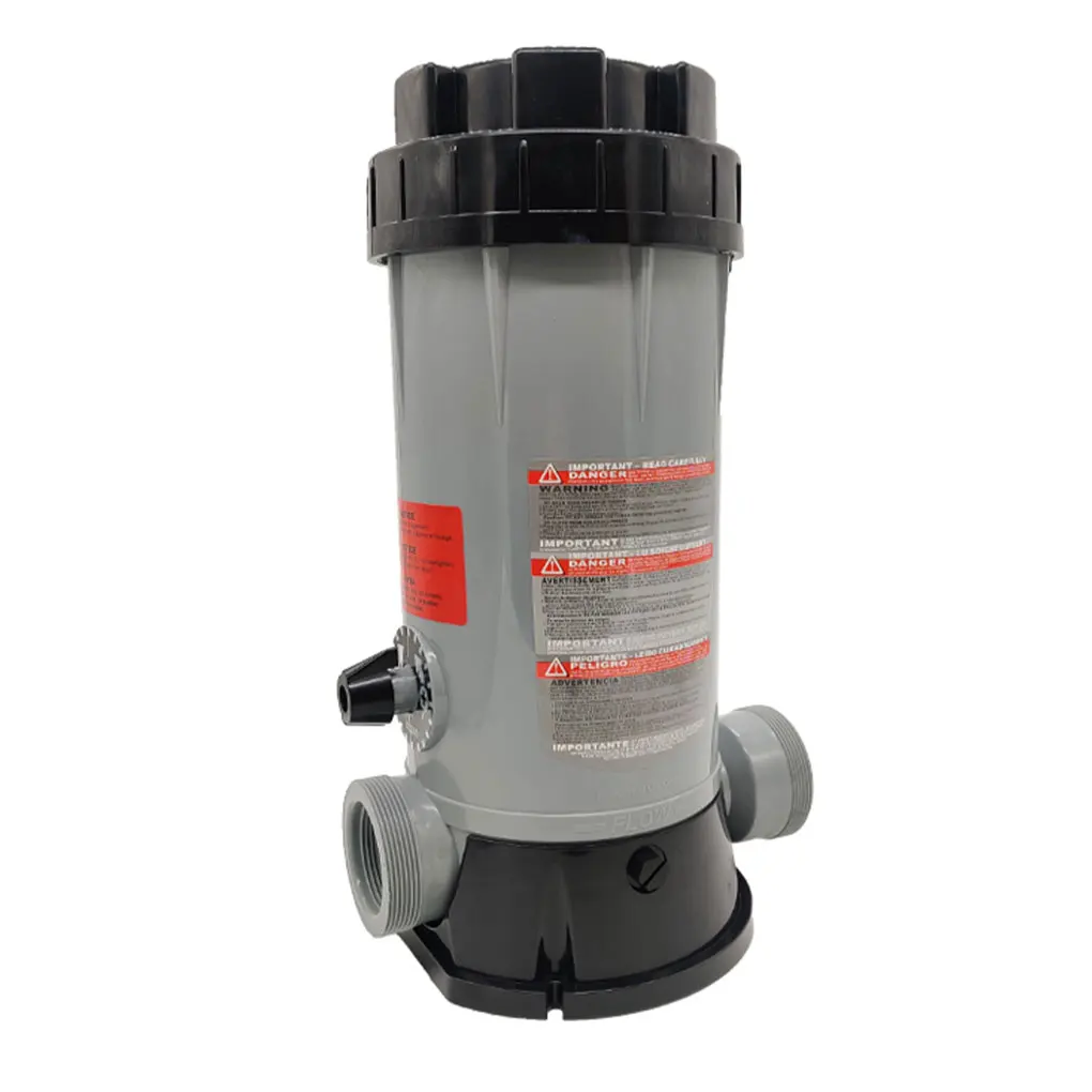 Alimentador químico CL-200, dispensador de cloro impermeable a prueba de fugas, dispositivo de dosificación de desinfección para piscina sobre el suelo