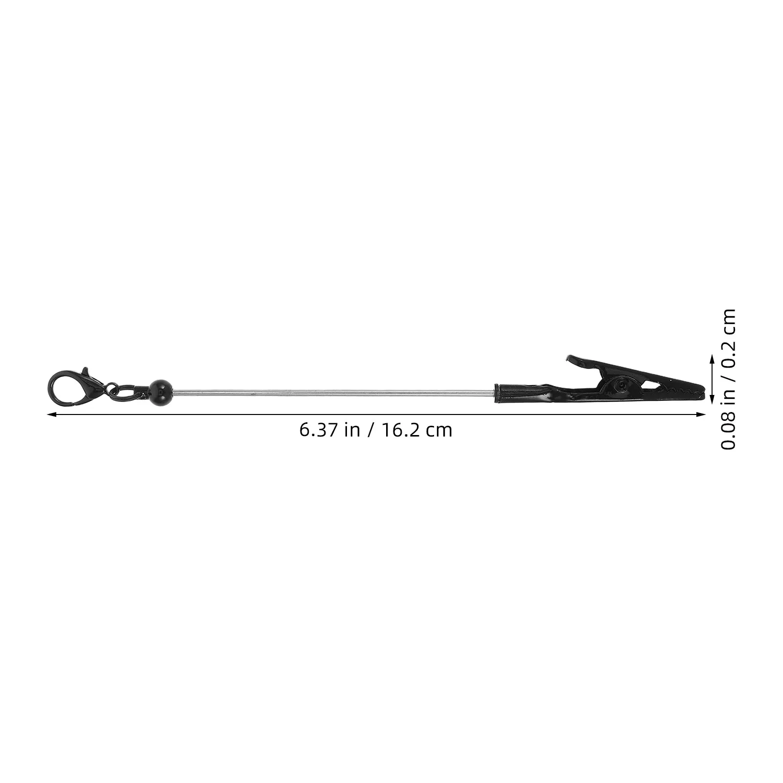 6Pcs Stylish Metal Memo Clip Keychain Compact Note Holder Card Puller Photo Stand Table Sign Holder Portable Office Essentials