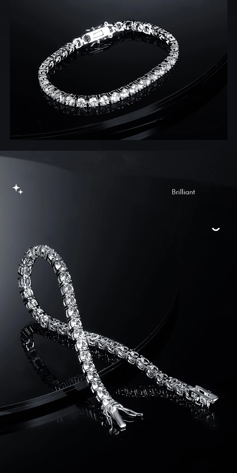 مذهل كامل مويسانيتي الماس تنس سلاسل سوار لامعة s925 الفضة جميع مويسانيتي لوحة 18 كيلو اليد سلسلة غرامة مجوهرات GRA