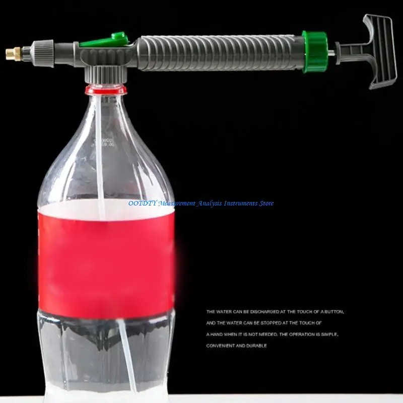 367D Drink Bottle Head Nozzle Air Pump Manual Sprayer High Pressure Adjustable Mini Water Pump Garden Sprayer