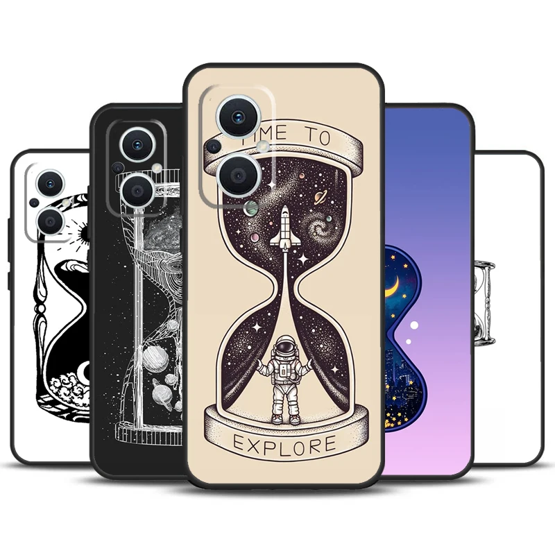 Hourglass Case For OPPO Reno 8 7 6 5 4 Lite 5Z 4Z 2Z 8T 10 Pro OPPO Find X2 X3 Lite X5 X6 Pro Cover