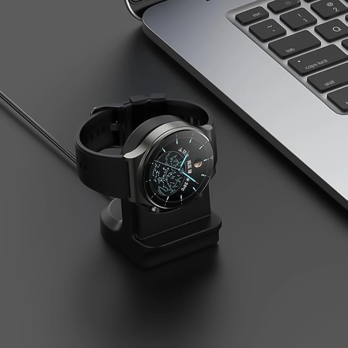 Silikonowa stacja dokująca z uchwytem na kabel USB do Huawei Watch GT 5/4/3/Ultimate/Buds/Runner/GT2 Pro GT3 SE GT5 42mm GT4 46mm 41mm