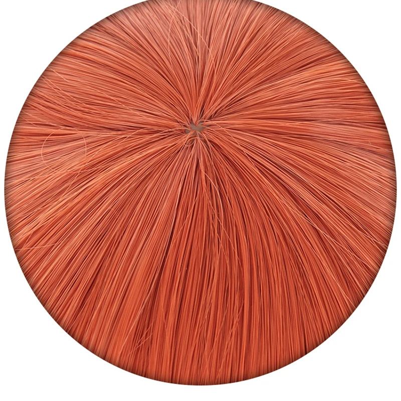 Anime Kagura peruka do cosplay symulowana skóra głowy żaroodporne peruki syntetyczne Kagura 35cm kobiety dziewczęta + czapka z peruką