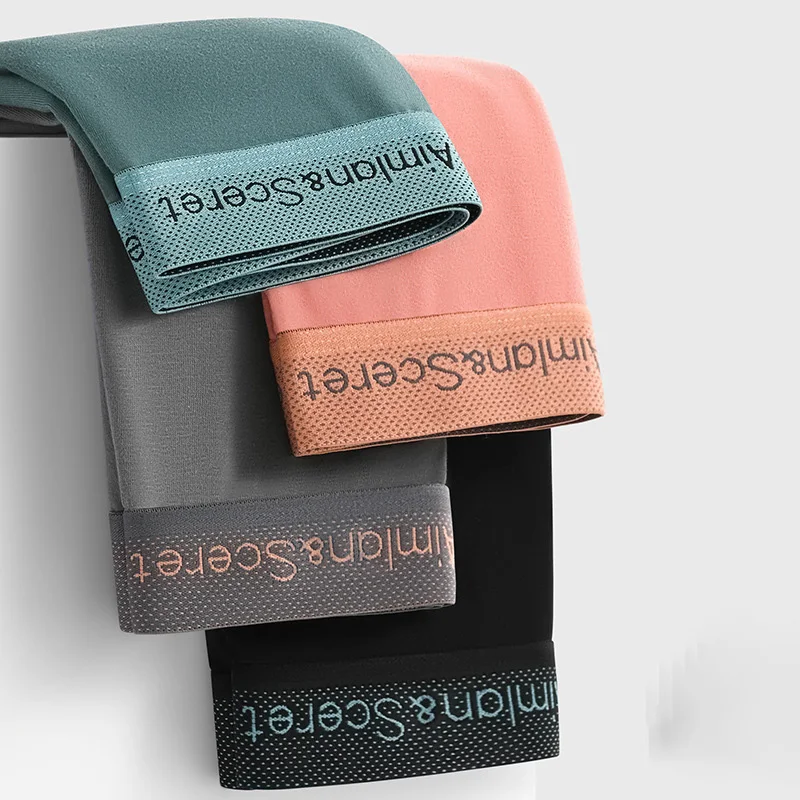 Sous-vêtements pour hommes pantalons carrés grande taille XL-3XL pantalons plats sportifs respirants pantalons carrés confortables à la mode Shorts pour jeunes