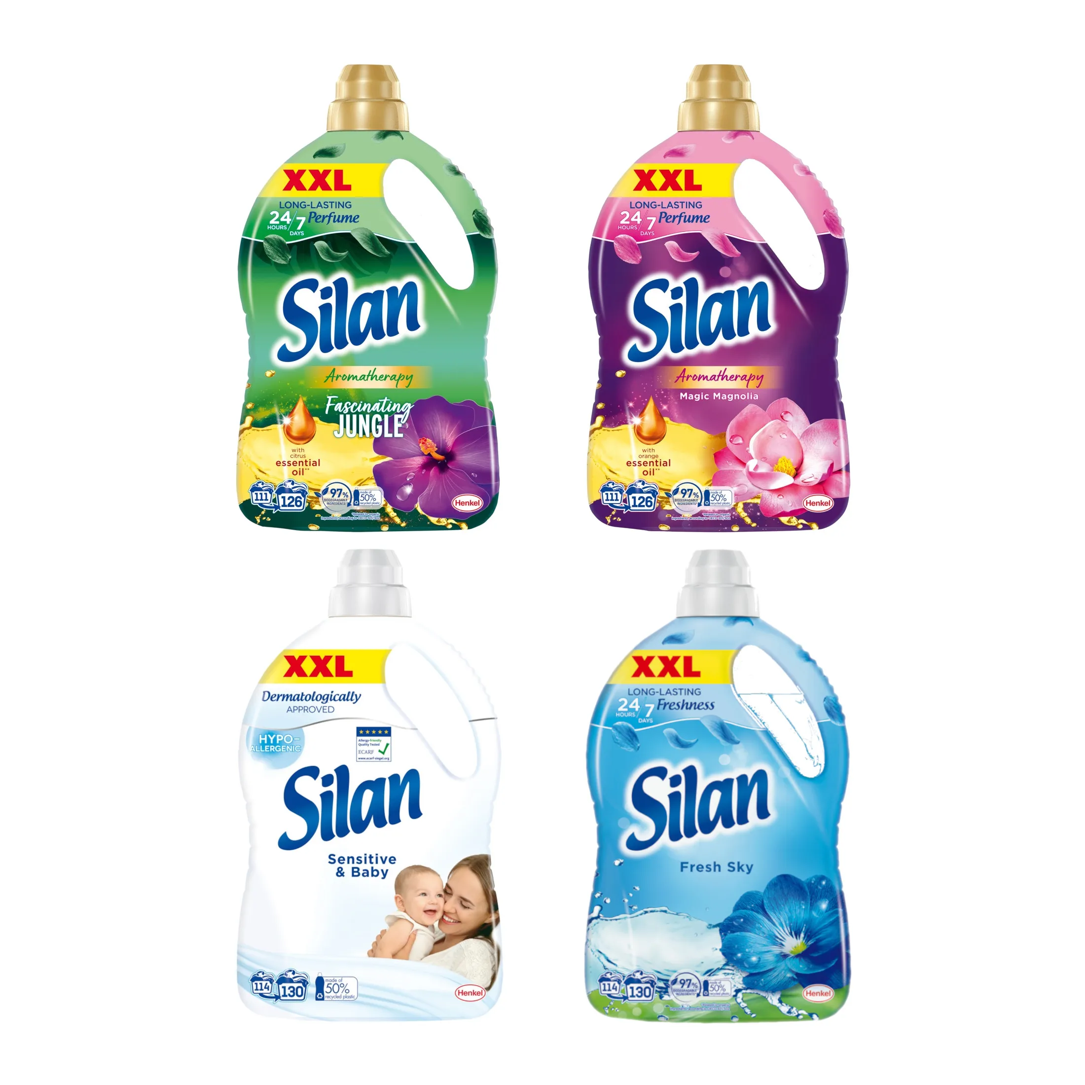 SILAN fabric softener Mix 4 PCs