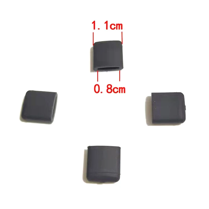 10Pcs/set Air Fryer Rubber Bumpers Black Air Fryer Tray Rubber Feet Rubber Tips Anti-Scratch Protective Cover