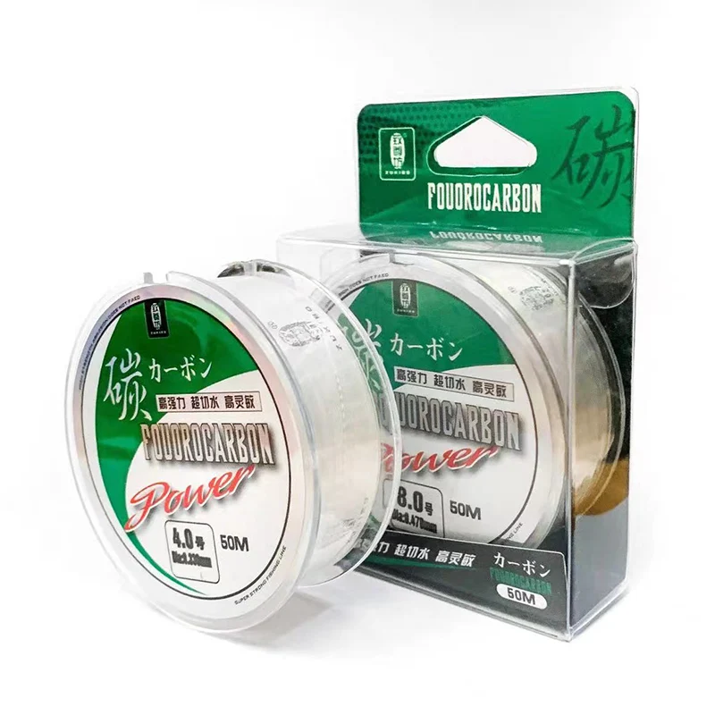 Zukibo Línea Fluorocarbono Japonesa Sin Memoria para Pesca Mar - imagen 4