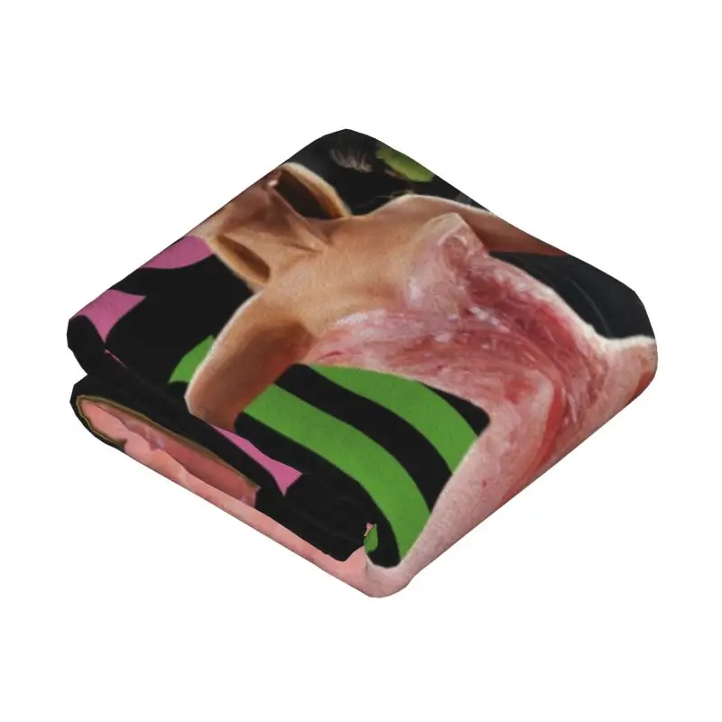 Custom Wickeds Musical Movie Blanket Soft Fleece Spring Autumn Warm Flannel Throw Blankets for Sofa Home Bedroom Bedspread