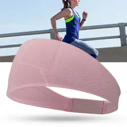 Diadema deportiva de absorción de sudor para mujer, envoltura para el cabello, Yoga, Fitness, bandas para el cabello, ropa deportiva