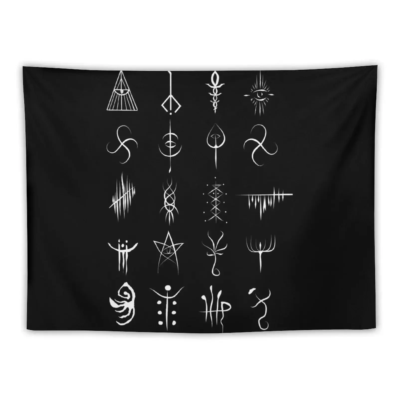 

Bloodborne caryll runes Tapestry Wall Coverings Art Mural Outdoor Decoration Aesthetic Room Decor Tapestry