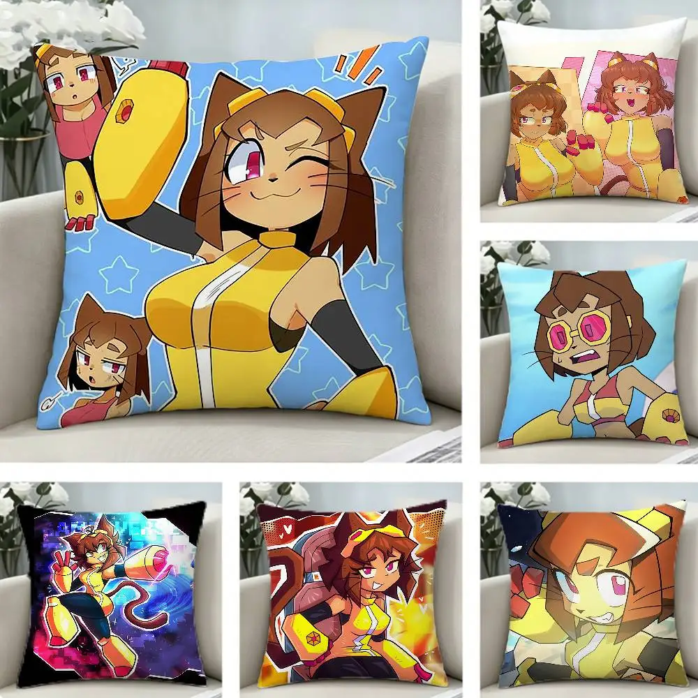 

2D cartoon web show G-Gameoverse Pillow Case Pattern Printed Pillowcase For Living Room Sofa Cushion Cover