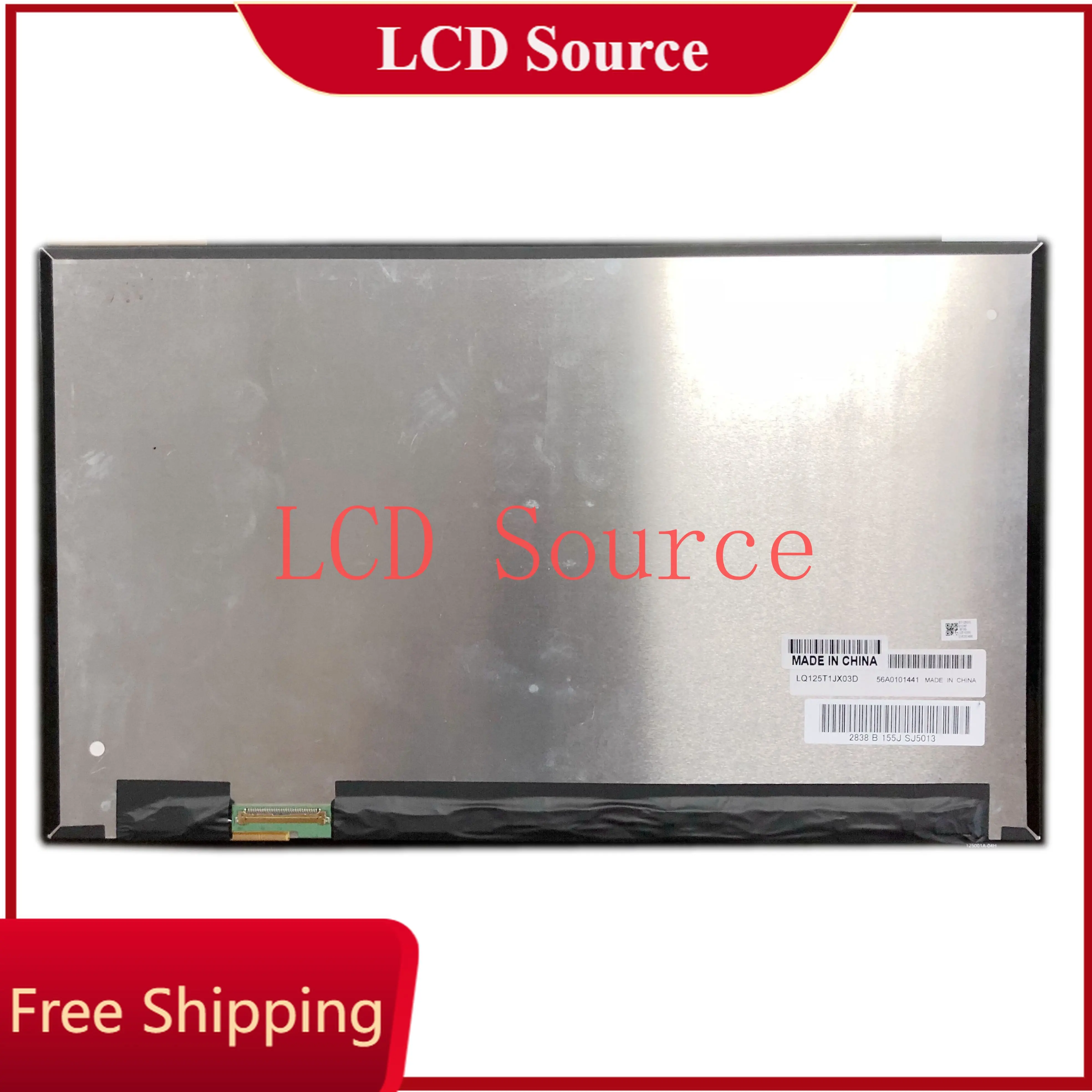 

LQ125T1JX03D 2560X1440 3K 12.5" IPS LCD LED Screen Panel with NON-TOUCH