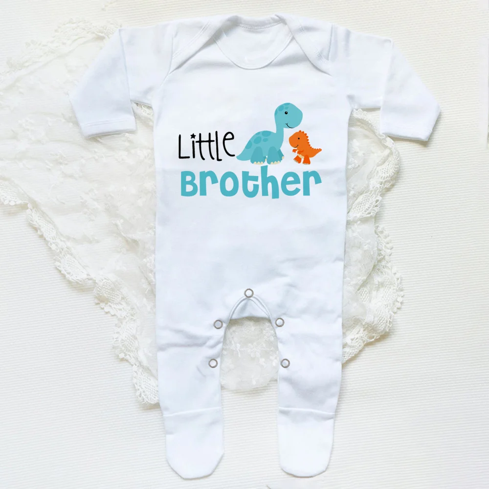 Big Brother/Little Brother Matching Sibling Kids T-shirt and Baby Grow Baby Shower Gifts Baby Coming Home Outfits Sibling Cloth