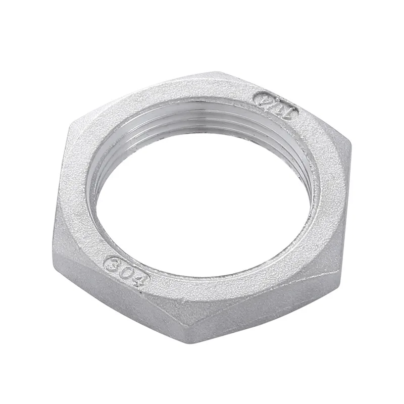 304 Stainless Steel Root Nut Hexagon Lock Nut 1/8