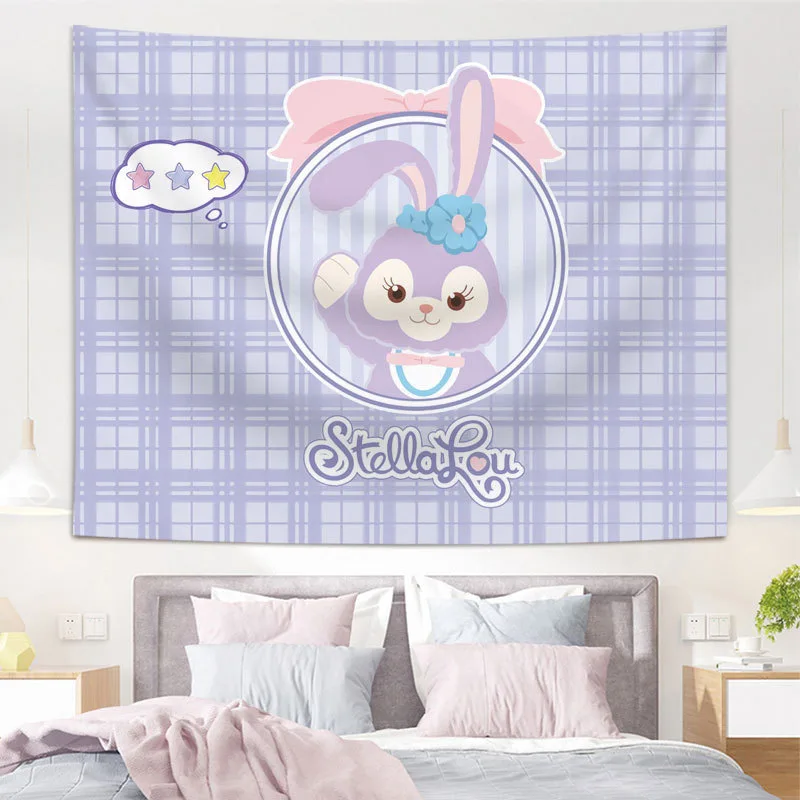 Background Cloth Bedhead Wall Cloth  Card Set Internet Celebrity Dormitory Live Streaming  Tapestry Girl's Heart Room Star Dailu