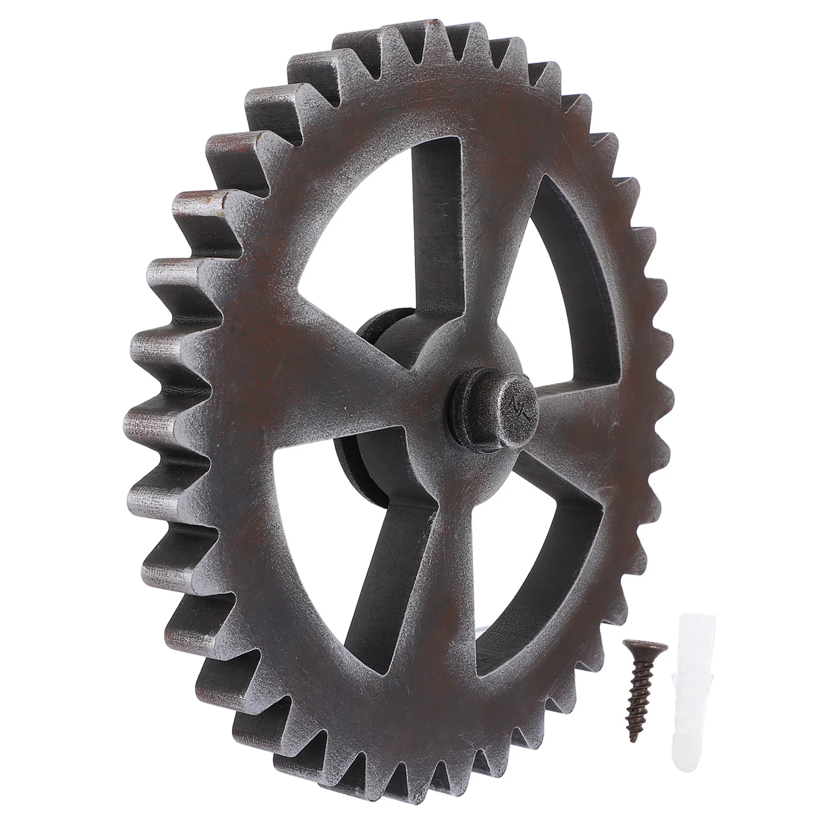 

1pc Retro Wall Hanging Vintage Round Gear Pendant For Home Decor Accessory Unique Wall Decor Living Room Office Coffee Shop