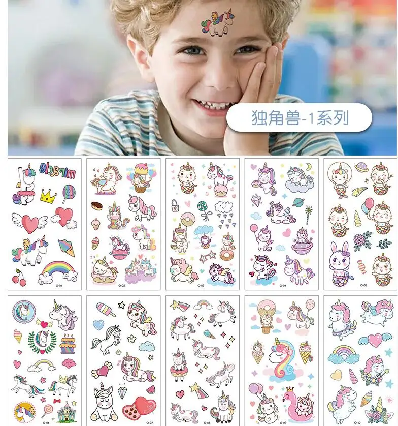 children Tattoo princess lot Sticker Random 10pc Action Character Toy Skin Decoration Children Girl Christmas Birthday Gift