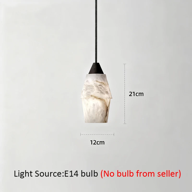 Luxury Creative Designer New Chinese Pendant Lamp Natural Cloud Stone Main Bedroom Bedside Passage Entryway Small Hanging Light