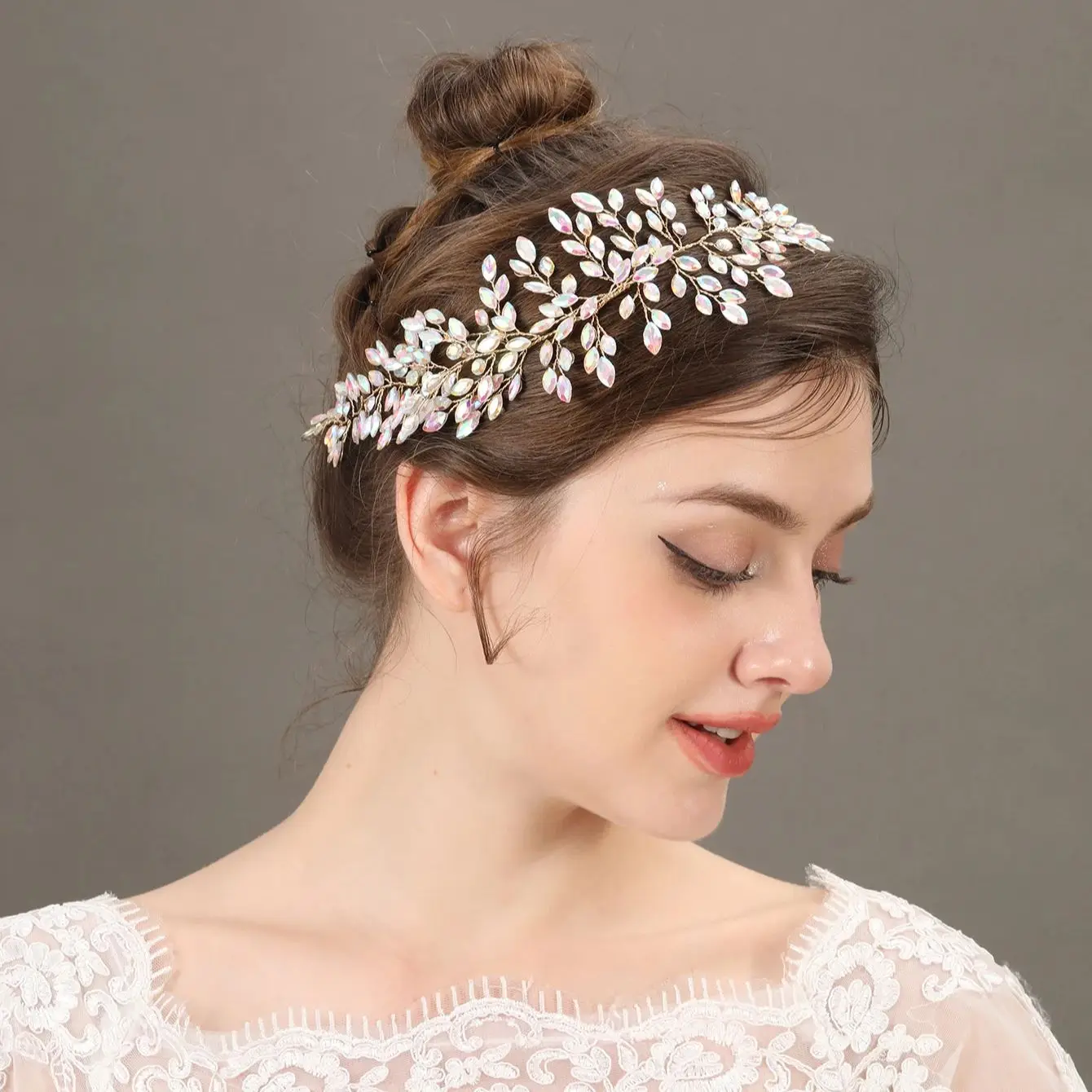 

Роскошные аксессуары для волос в Европейском стиле, украшения для волос с кристаллами, Королевская корона, корона для подружки невесты, свадебные аксессуары для волос