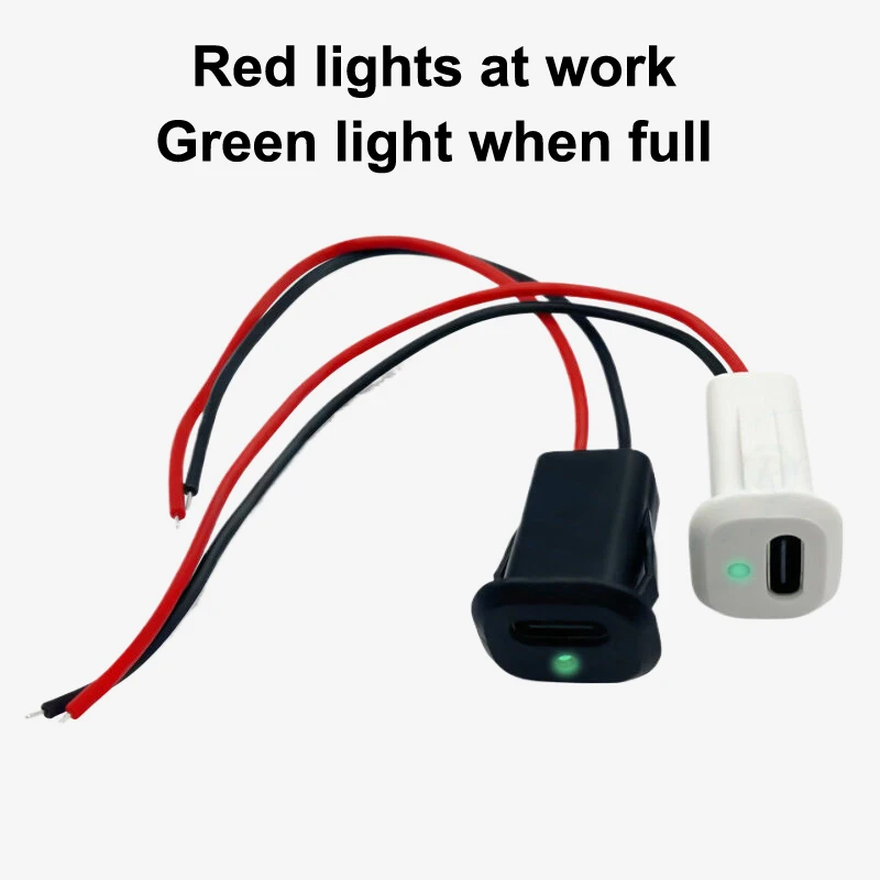 2P نوع-C موصل مع مصباح الضغط المباشر نوع أنثى المقبس سيارة كهربية مع كابل #3
