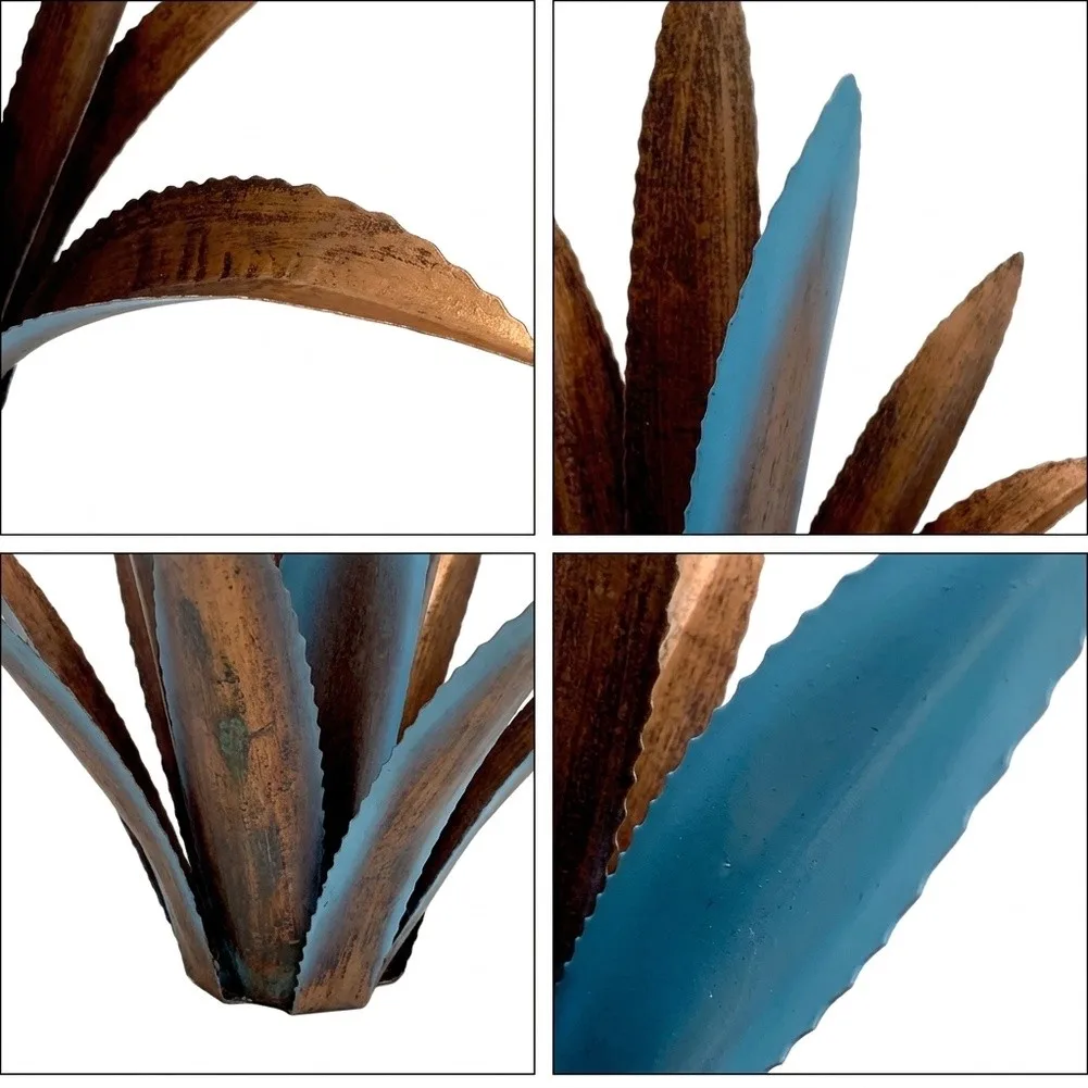 Large Metal Agave Decoration Iron Tequila Plant For Garden Patio Lawn Outdoor Yard Art Decor